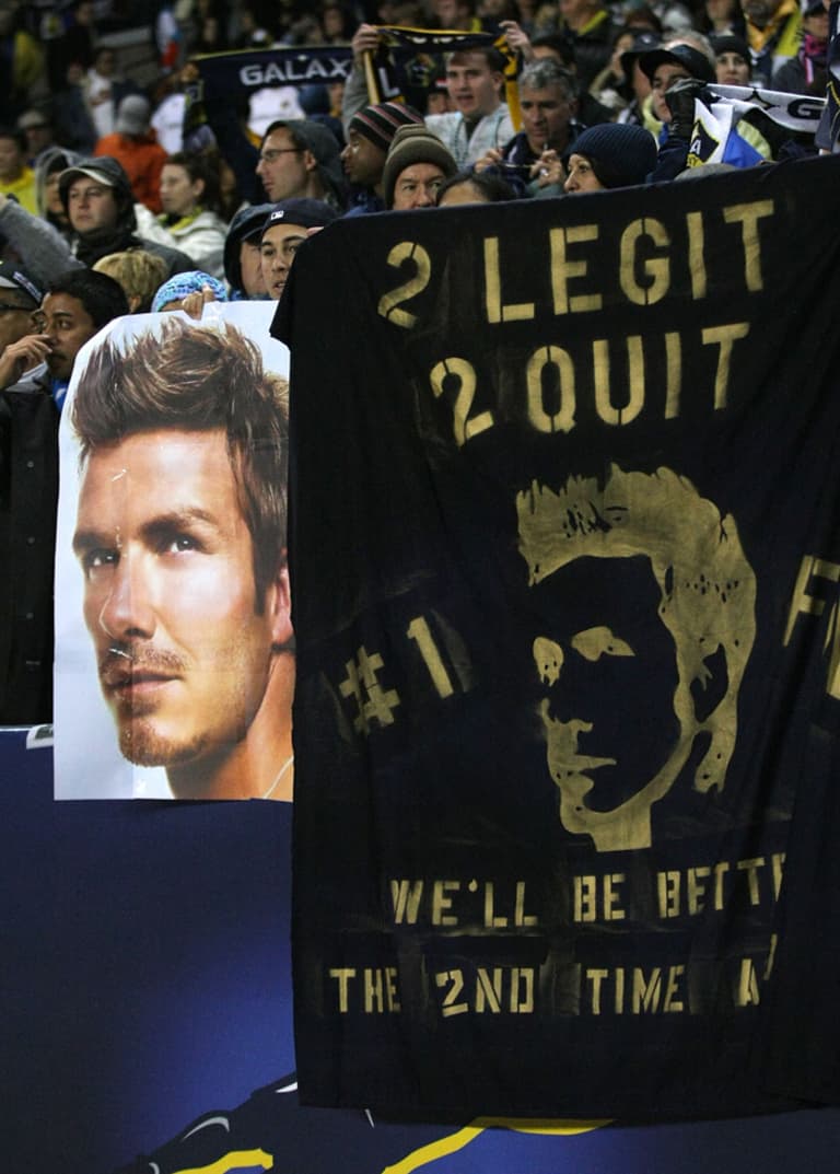 Beckham salutes Galaxy fans after signing two-year deal -