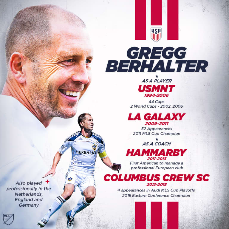 Official: Gregg Berhalter named head coach of US men's national team - https://league-mp7static.mlsdigital.net/images/USMNT-Gregg.jpg