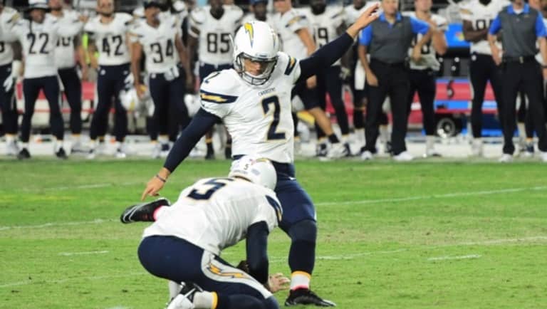 Former MLS goalkeeper Josh Lambo hoping to win kicker job with NFL's San Diego Chargers | SIDELINE -