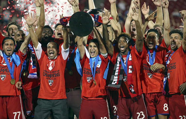 A salute to the 2016 champions: Seattle Sounders, FC Dallas and Toronto FC - https://league-mp7static.mlsdigital.net/images/Trophies_DallasUSOC.jpg