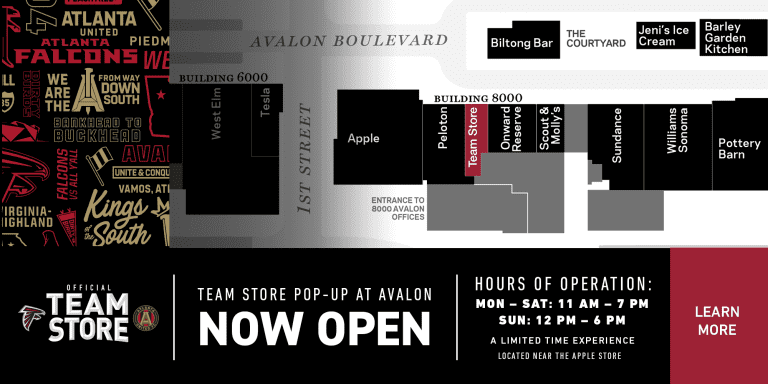 Avalon Team Store Now Open Map