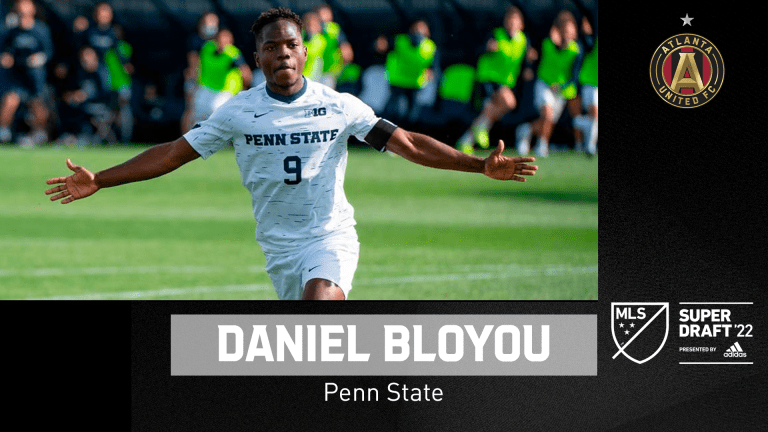 Round 3, Pick 19 - Daniel Bloyou, Forward Penn State MLS SuperDraft 2022