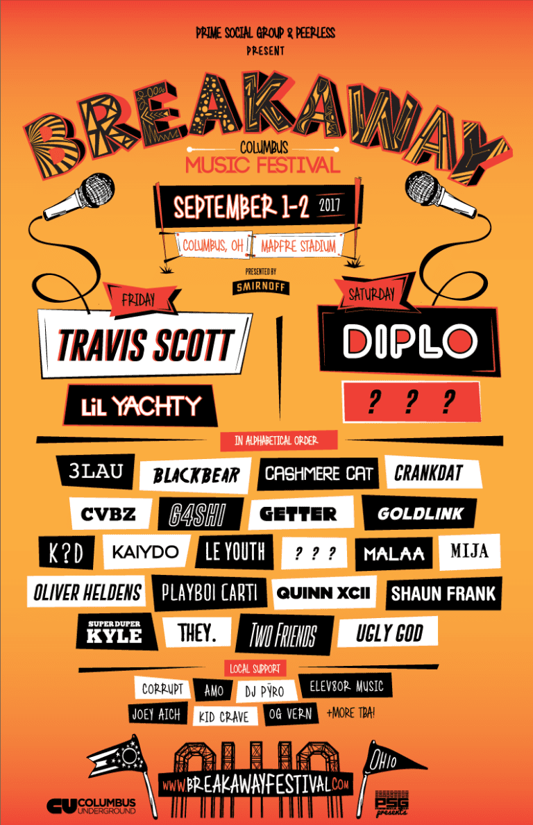 Travis Scott, Diplo announced as Breakaway Music Festival headliners -