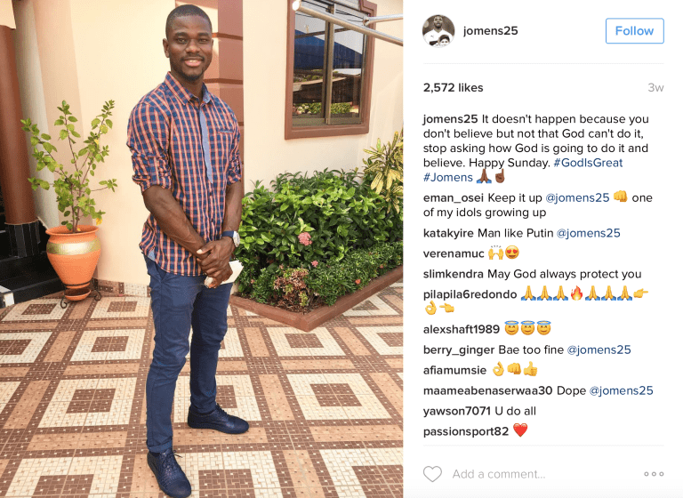 Jonathan Mensah on Instagram -