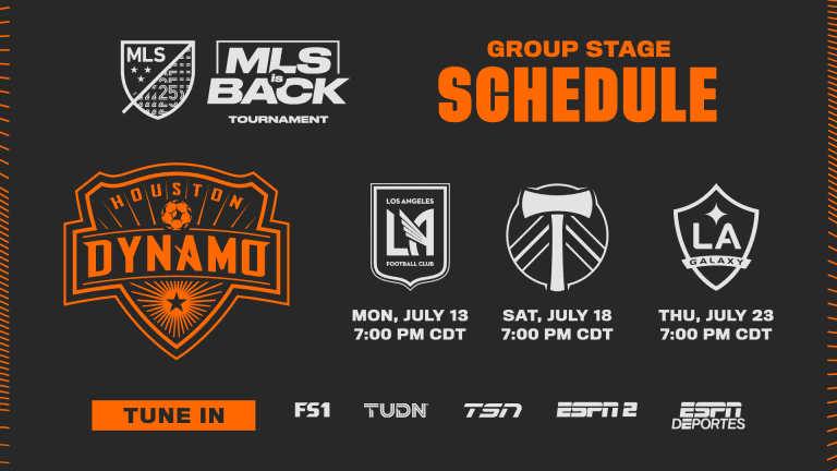 MLS is Back Tournament Schedule & Broadcast Details Announced -