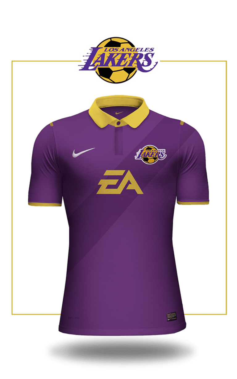 Los Angeles Lakers and Los Angeles Clippers get soccer jersey makeover  -