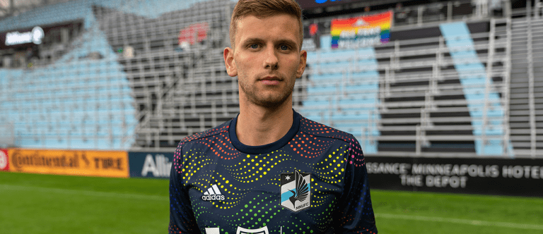 May Community Roundup - Collin Martin shows off the Pride training top