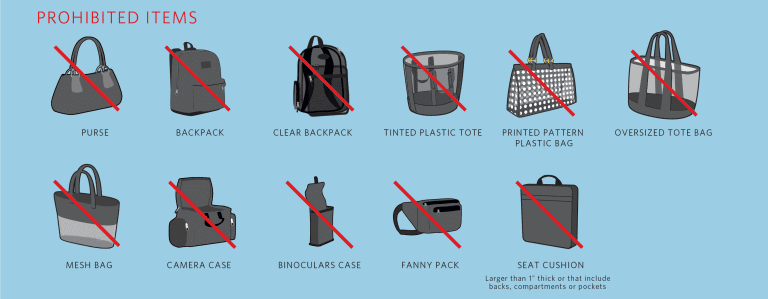 Gameday Prep: Clear Bag Policy -