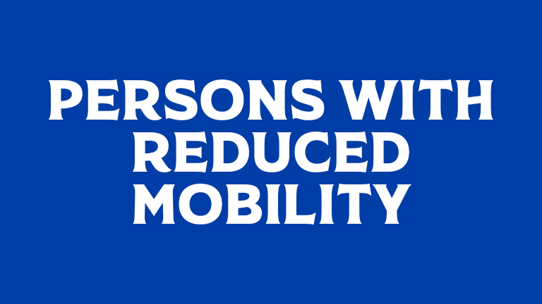 PERSONS WITH REDUCED MOBILITY