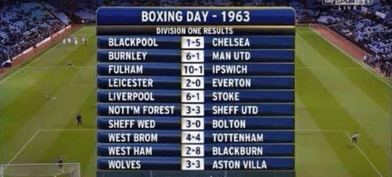 Boxing Day football -