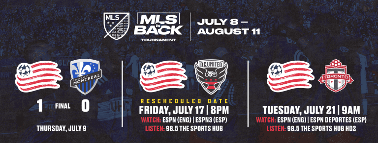 MATCHDAY GUIDE | New England Revolution vs. D.C. United | July 17, 2020 -