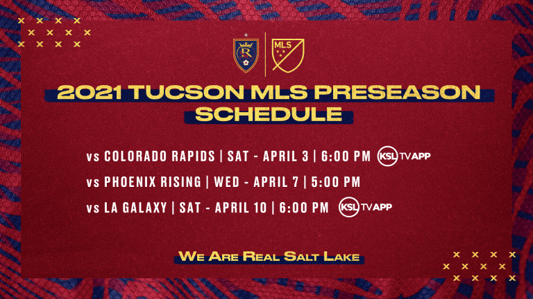 Real Salt Lake's Preseason Contests Against Rapids and LA Galaxy to be Streamed on KSL TV app -