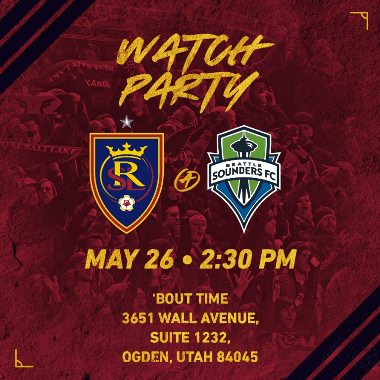 RSL Watch Party: May 26, 2018 -