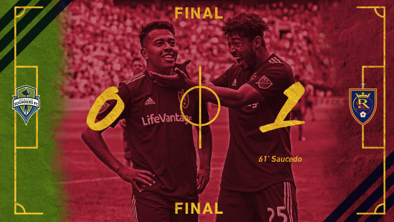 RSL defeats Seattle on the road, 1-0. -