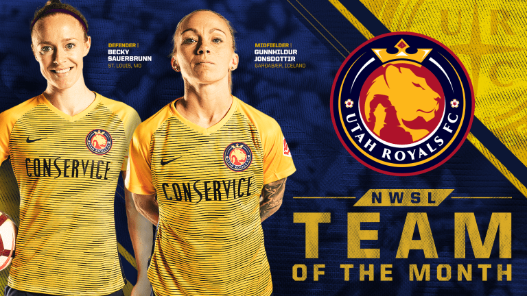 Gunny and Sauerbrunn Named to NWSL Team of the Month -