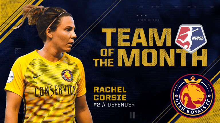 Rachel Corsie Named to NWSL Team of the Month  -