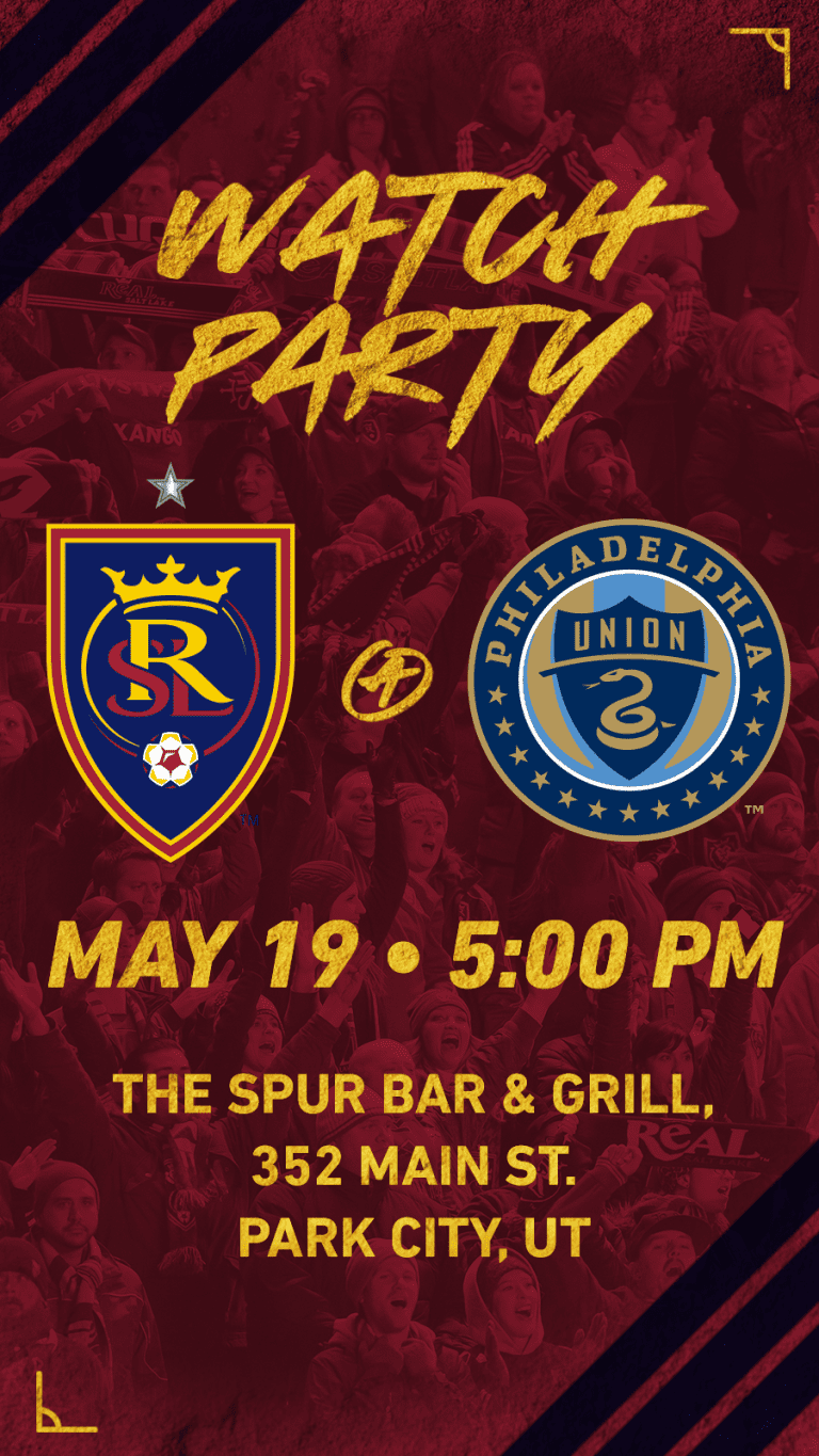 RSL Watch Party: May 19, 2018 -