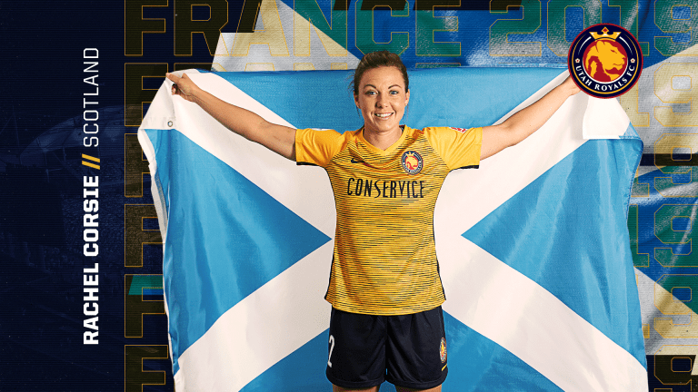 Utah Royals FC Defender Rachel Corsie Named to Scotland's WWC Squad -