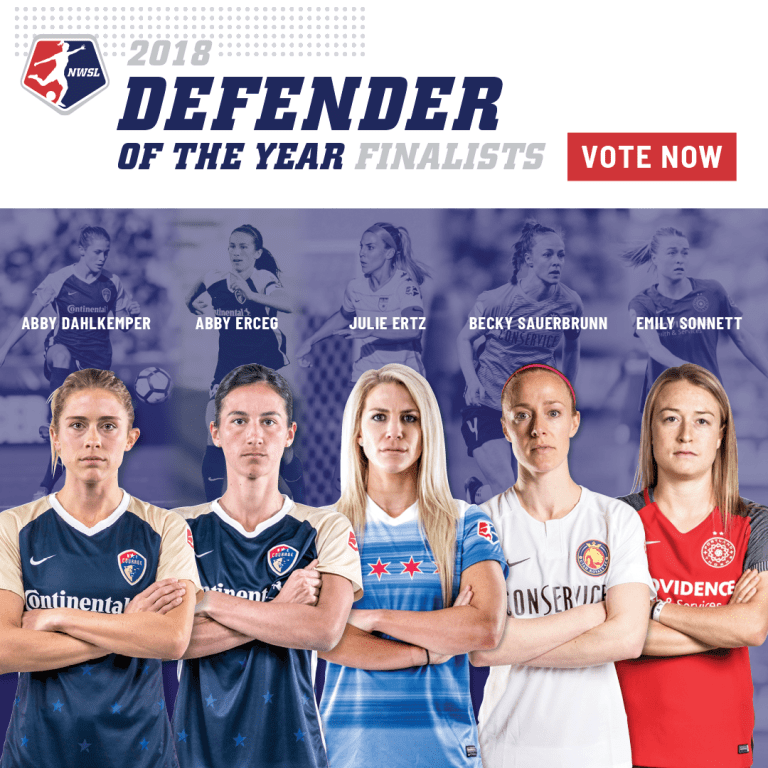 URFC's Becky Sauerbrunn Nominated for 2018 NWSL Defender of the Year -