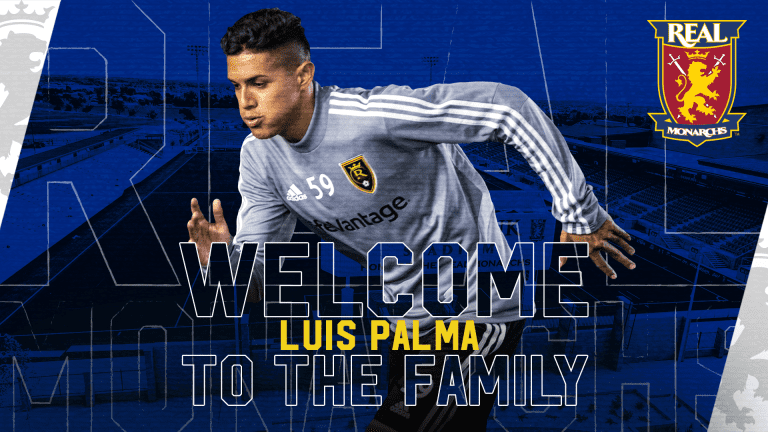 Real Monarchs SLC Acquires Luis Palma on Loan from C.D.S. Vida -