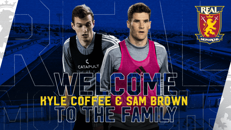 Real Monarchs SLC Signs Sam Brown and Kyle Coffee -