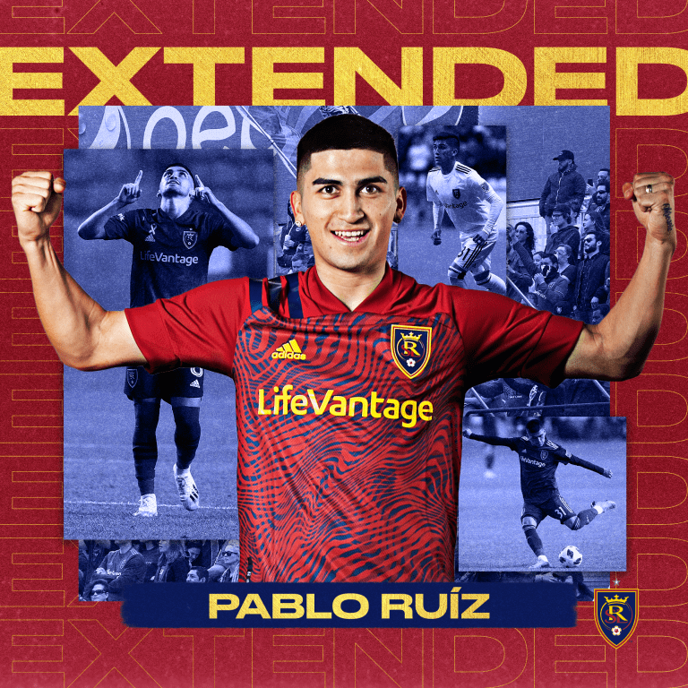 Real Salt Lake Signs Pablo Ruiz to Contract Extension -