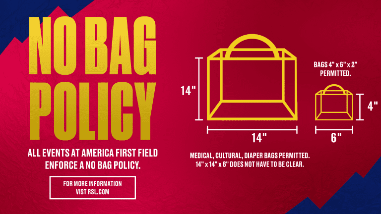 Clear Bag Policy | Real Salt Lake