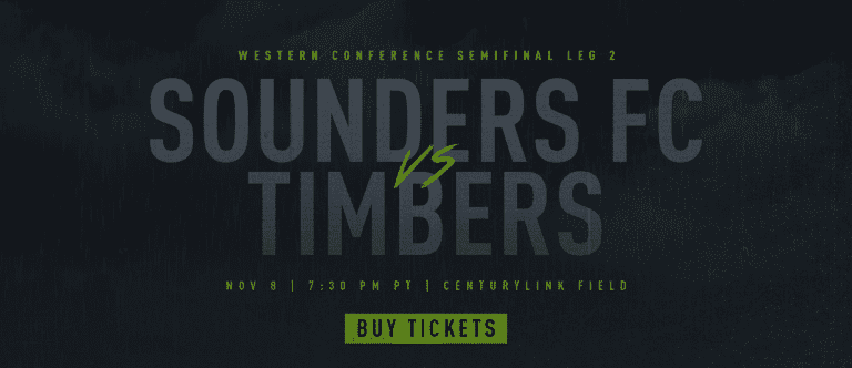 Los Seattle Sounders se preparan para el partido de vuelta contra los Portland Timbers en la Semifinal de la Conferencia Oeste -