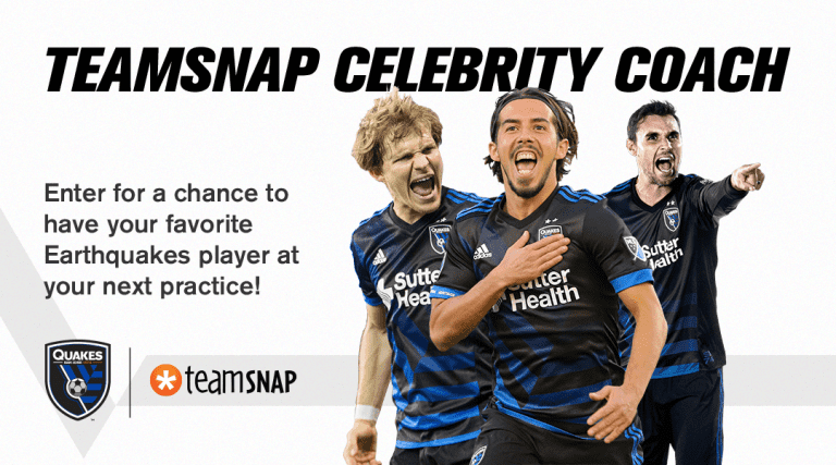 CONTEST: Enter to have a Quakes player at your next soccer practice thanks to TeamSnap! -