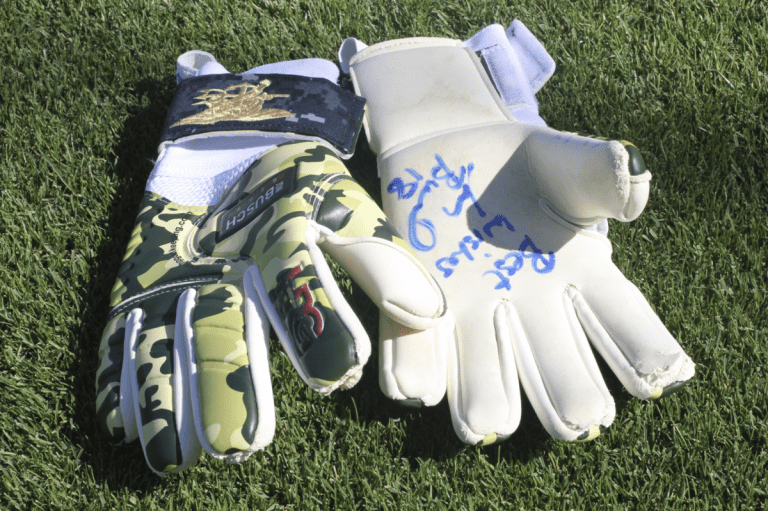 Bid on Busch's game-worn cleats, gloves to benefit Saves for SEALs -