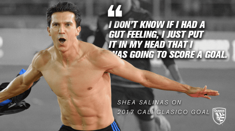 IN MY WORDS: Shea Salinas’s First-Hand Account of Last Year’s California Clasico Goal -
