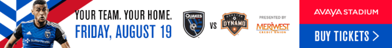 FAN OF THE MATCH: Quakes to honor Constantin “Gus” Mavroudis at Friday's game, presented by Avaya -