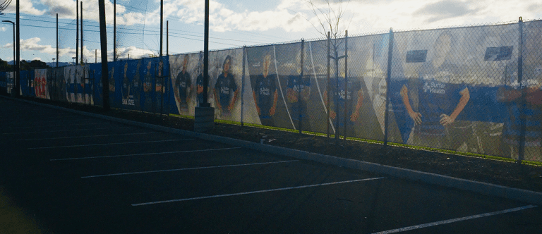 FEATURE: New Quakes Training Field Wrap Embodies Club Essence -