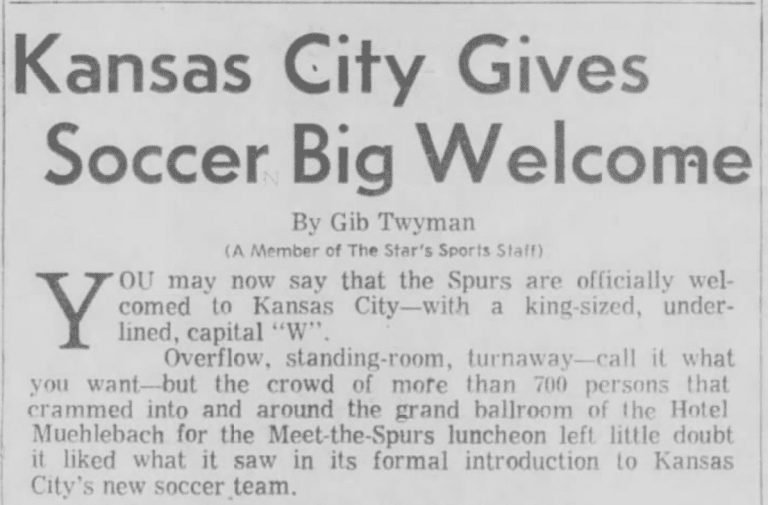 A Rivalry's Roots: Pro soccer history between Kansas City and St. Louis dates back to 1968 -