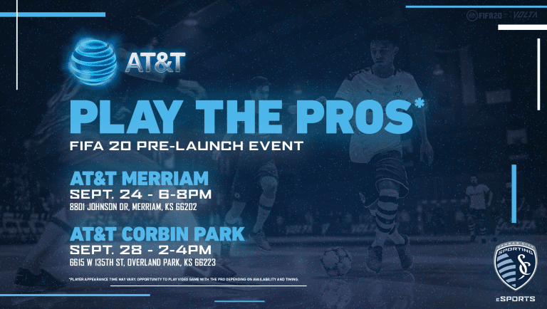 Sporting and AT&T to host two Play The Pros FIFA 20 Launch Events -
