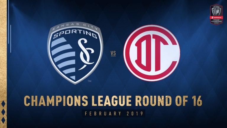 Sporting KC to face Mexican club Deportivo Toluca in 2019 Scotiabank Concacaf Champions League Round of 16 -