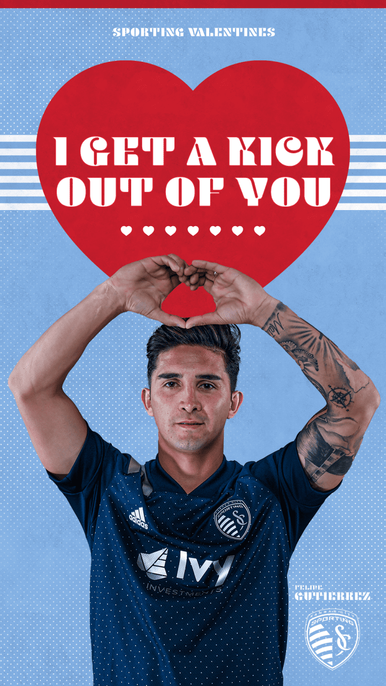 From Sporting Kansas City with love, Happy Valentine's Day! -