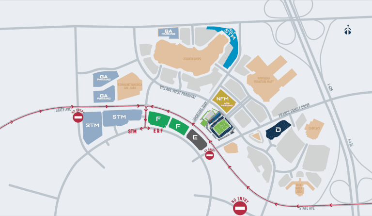 UPDATE: Important parking/traffic/kickoff information for Sunday -