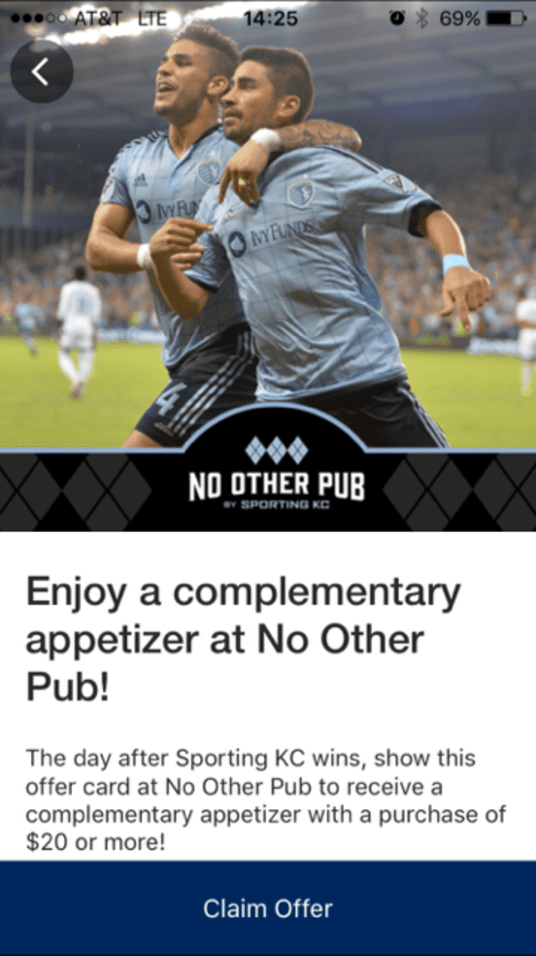 Download Sporting KC Uphoria to enjoy interactive features and exclusive offers in 2016 -