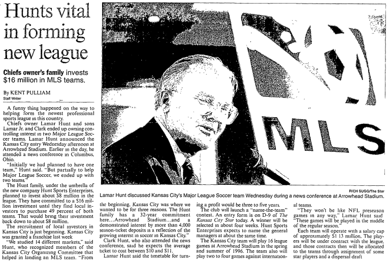 25th Season Rewind: Part III in series details KC’s successful pursuit of MLS franchise -