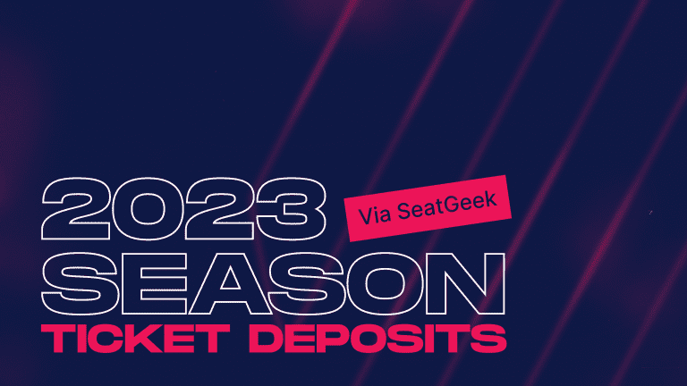 2023 Season ticket deposits at SeatGeek