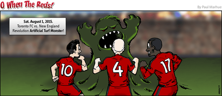O When The Reds: Beware The Turf Monster  -