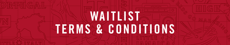 Waitlist Terms & Conditions
