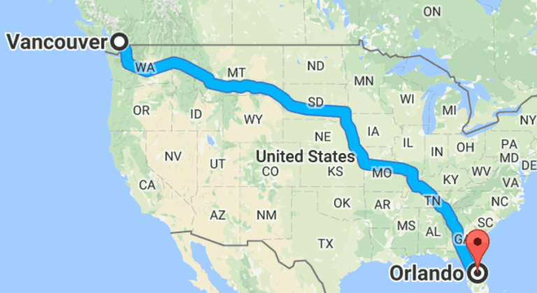 Is Vancouver to Orlando the longest trip in Major League Soccer? Just about -