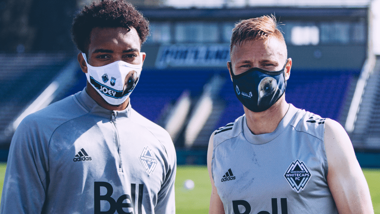 Rescued sea otter and global YouTube star Joey featured on new Whitecaps FC face masks in support of Vancouver Aquarium -