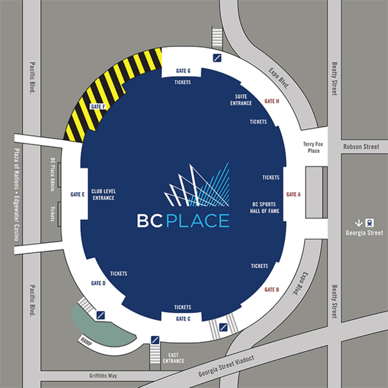 Spectator guide for Saturday at BC Place -