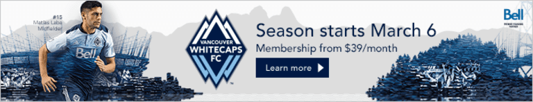 Whitecaps FC confirm home kickoff times for 2016 MLS regular season -