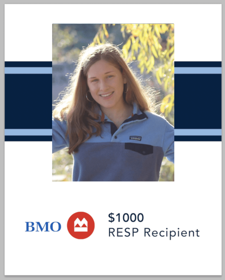Student recipients announced for BMO $1,000 RESP Awards -