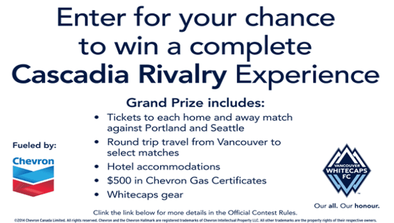 Enter now for your chance to win a complete Cascadia Rivalry Experience from Chevron -