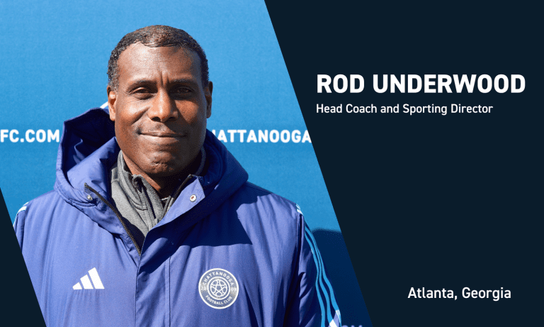 Head Coach and Sporting Director Rod Underwood